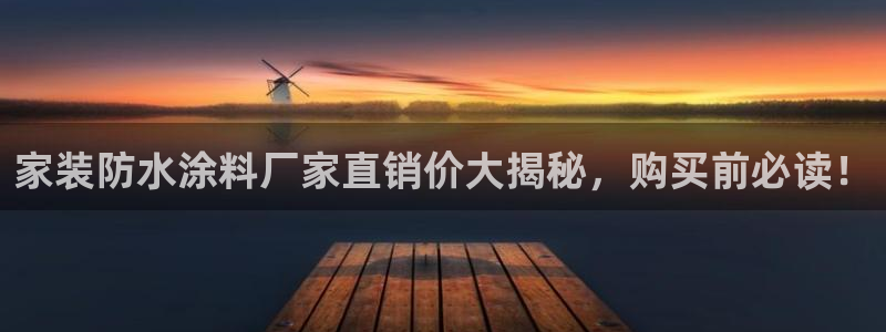 和记h8：家装防水涂料厂家直销价大揭秘，购买前必读！