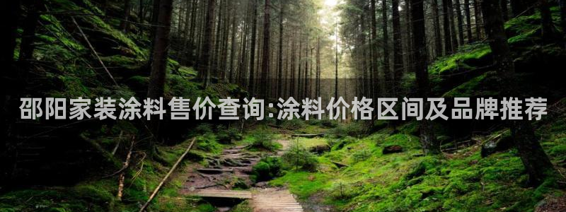 和记国际客服：邵阳家装涂料售价查询:涂料价格区间及品牌推荐