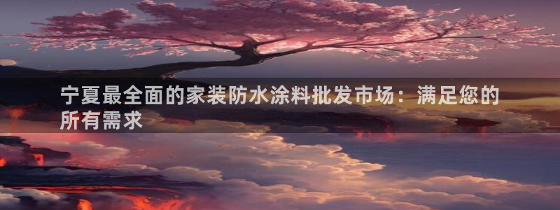 和记pc：宁夏最全面的家装防水涂料批发市场：满足您的
所有需求