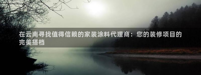 和记pc：在云南寻找值得信赖的家装涂料代理商：您的装修项目的
完美搭档